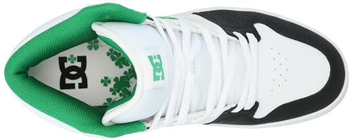 DC Shoes DC Men's Manteca 4 Hi-Top Skate Shoe Black/White/Green 8