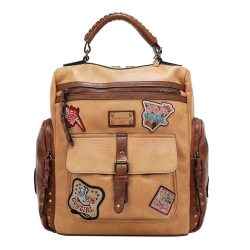 Opiniones y reviews de Mochilas Nicole Lee Top 5. 40 Mochila Nicole Lee vintage con parches FW25