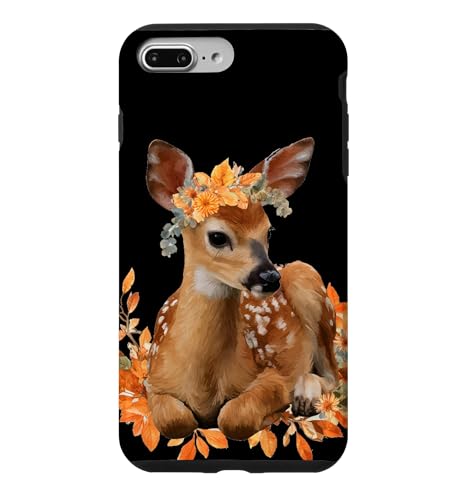 �f�G�ȏH�̐X�̗t�R�X�`���[���B���̎q���̓����B �X�}�z�P�[�X iPhone 7 Plus/8 Plus �p