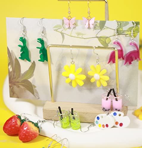 30 Pairs Cute Earrings Funny Weird Aesthetic Kawaii Quirky Indie Crazy Earrings Weirdcore Accessories Earrings Summer Lot Earrings Multiple Sets For Teen Girls Women #TOP4