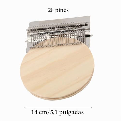 Miniatura 7 de Mini Herramienta De Tejido Tipo Speedweve De Telar De Zurcir, Kit De Telar Pequeño, Para Reparar Ropa, Artes De Tejido De Bricolaje, Telar De Remendar Rápidamente Portátil Pelo