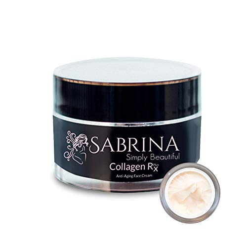 SABRINA Collagen Rx Plus - Marine Collagen Face Cream, Skin Tightening Facial Moisturizer with Hyaluronic Acid, 1.7 fl oz