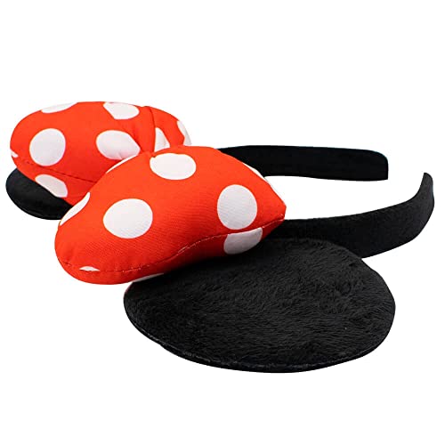 Tiara Laço Vermelho Orelhas Minnie Com Luz - Disney