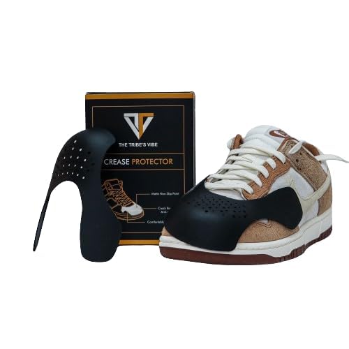 The Tribes Vibe Sneaker Crease Protector | Breathable Anti-Wrinkle Shield with Vented Design | Lightweight, Washable & Reusable | Crease Free Sneakers | For Men & Women. 2