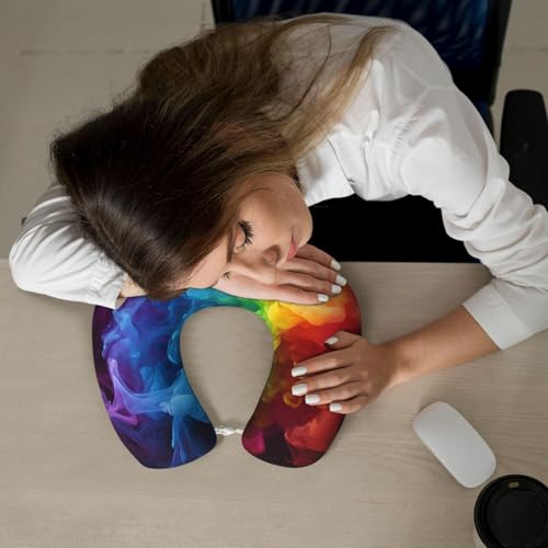 Almohada de viaje espuma viscoelástica 30 cm x 25 cm miniatura 7