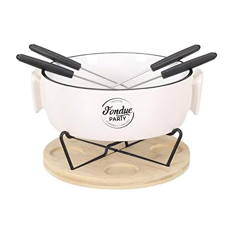 WEB2O Fondue Device for 4 People with Candles 1.2 L Cover