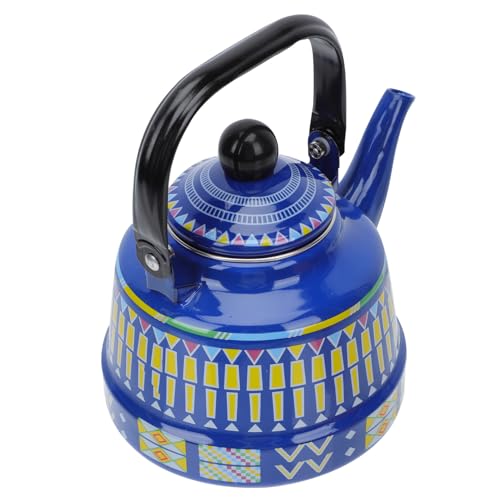 DOITOOL Antiker Emaille Wasserkocher 17 L aus Edelstahl Haushalts Teekessel für Induktions Elektro und Gasherde Praktischer Wassererhitzer für Küche und Büro