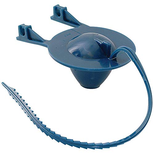 Image of Eastman 48551 Universal Tank Fiber Strap, 2 inch toilet flapper, 2.4 x 2.9 x 4.6, Blue