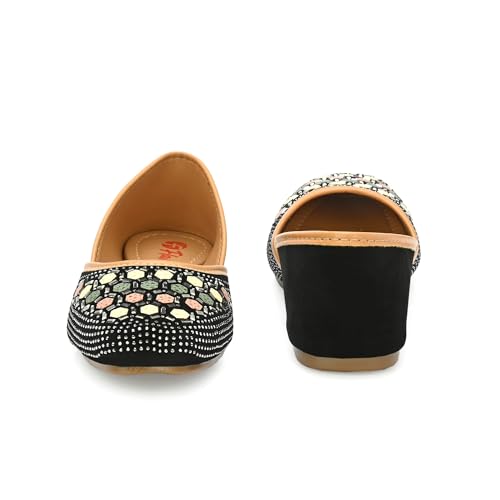 Image of Flavia Womens Flv07 Ballet Flat | Ethnic Shoes | Wedding Footwear | Fashionably Stylish for Everyday wear