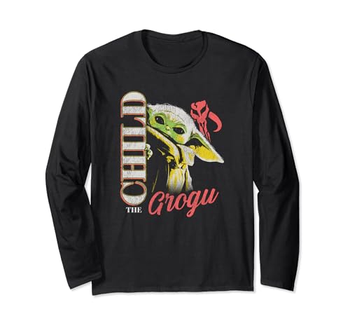 T-shirt Star Wars Grogu à manches longues retrouvez la nostalgie de The Child et l'Enfant