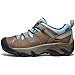 KEEN Women's Targhee 2 Low Height Waterproof Hiking Shoes, Brindle/Alaskan Blue, 8