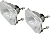 Bajato Assemblaggi fari con lampadine 12v Competitivo per David Brown | Trattori John Deere 7600 7700 7800 7610 7710 7810 6100 100 6200 6200 6300 6400 6400 6506 6600 (Marrone) (Formato Libero)