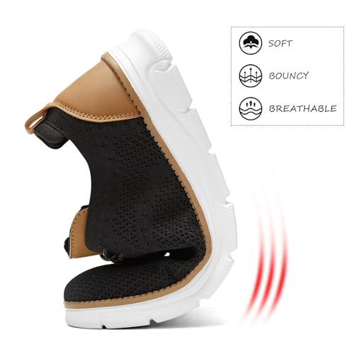 Image of Men's Mesh Sneakers Oxfords Lace-Up Lightweight Casual Walking Shoes Driving Shoes