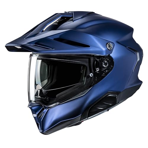 Hjc, Casco Moto Integrale Rpha 60 Uni Semi Flat Metallic Blue, M