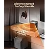 Abolee Space Heaters with Motion Sensor,Portable Heaters for Indoor Use,Electric Small Heaters for Large Room Bedroom Office Garage Desk,1500W Ceramic Heating with Remote,Oscillating,Timer,Thermosta
