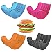 Produktbild Niuhong 4 Pcs Silikon Hamburger Burger Fixed Box Antihaftbeschichtung Hamburger BBQ Silikon Hygienische Hamburger Box Sandwiches Hamburgerhalter Hamburg Box Wiederverwendbarer Brot Halterung