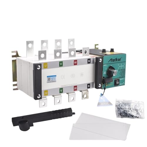 250A 300A 4P ATS Dual Power Automatic Transfer Switch AC220V Single Phase 3 Phase Control Board Diesel Generator Parts(300 4P)