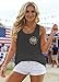 HQP 250th Anniversary USA Tank Tops Women USA T Shirt American Flag Sleeveless 27th of July Patriotic Freedom Tee Tops