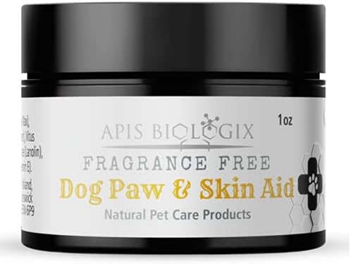 Apis Biologix - Dog Paw and Skin Aid 2-Piece kit, Dog Paw Balm, Multipurpose Skin Treatment for Hot Spots, Itchy and Dry Skin Areas, Dog…