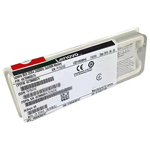 Lenovo ThinkPad 4Go DDR4 2400MHz SoDIMM Mémoire RAM Vert