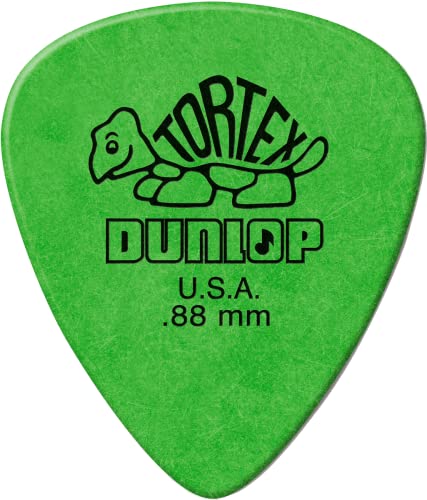 Palheta de guitarra JIM DUNLOP Tortex, pacote com 12, verde