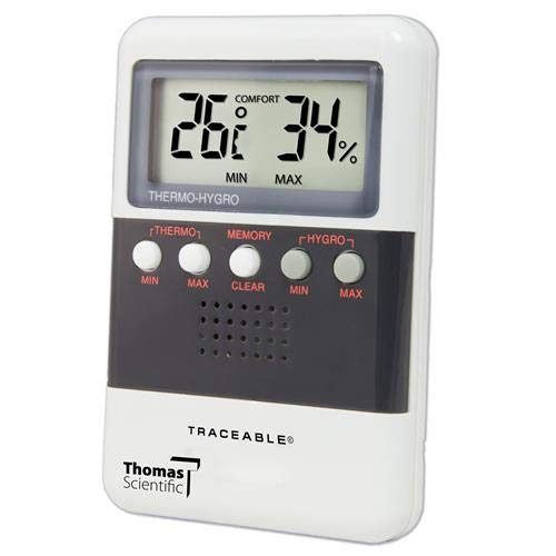 THOMAS SCIENTIFIC Hygrometer/Thermometer - 4088 - Tabletop Humidity Meter