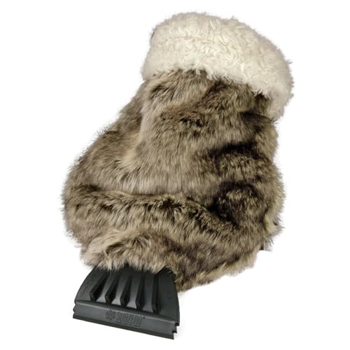 SubZero 13929 Faux Fur Ice Scraper Mitt for Car SUV Trucks