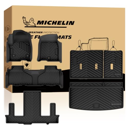 Michelin Vehicle Mats for 2021-2026 Tahoe/Yukon/Escalade 7-Seater (7