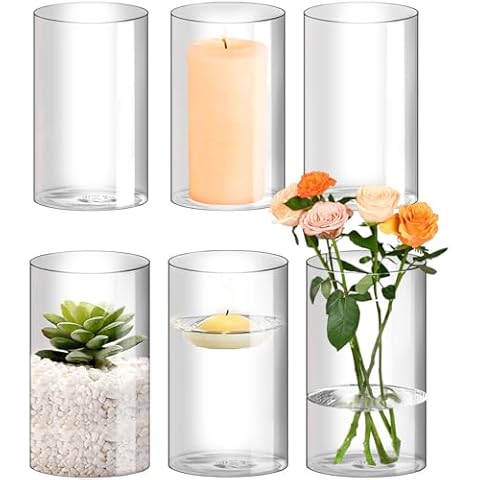 BXAEYIPOR Hurricane Glass Candle Holders Cover
