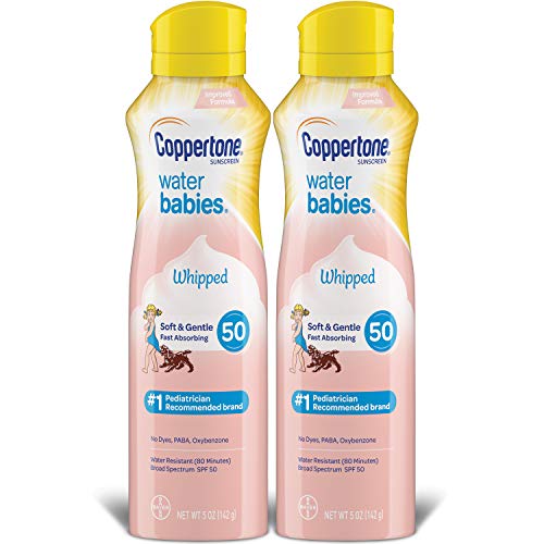 image for Coppertone WaterBabies Whipped Sunscreen Lotion SPF 50 Multipack (Pack