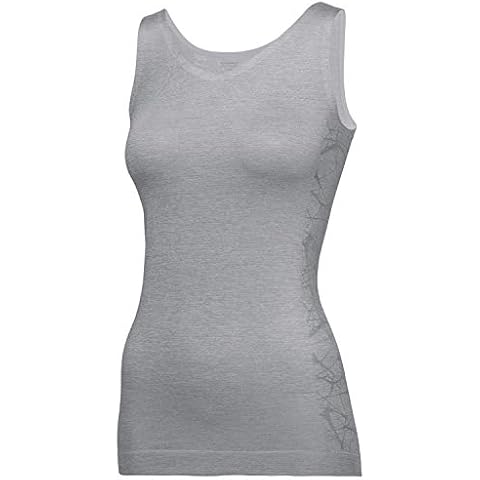 Schiesser Damen Sport Top Thermounterwäsche-Oberteil, Grau (Silbergrau-Mel. 210), 42 Cover
