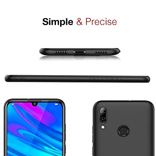 Image of Mobile Back Cover Case for Mi A3 (Silicone Case|CameraProtection|Black SC1510)