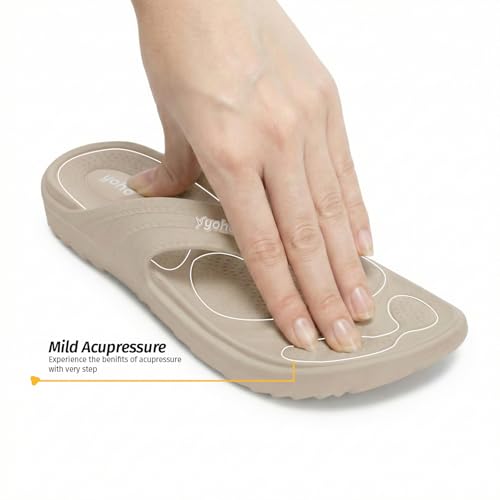 Image of YOHO Drizzle Soft Slippers for Women, Mild Acupressure, Lightweight, Anti Skid & Slip, Diabetic Footwear for Woman, Home Wear Bathroom Chappal for ladies | Waterproof Monsoon & Rainy Footwear