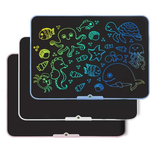 Image of VeeDee 20-Inch Rechargeable LCD Writing Tablet | Digital Drawing & Handwriting Pad for Kids, Students & Office Use | Reusable Ewriter Tablet Board (Blue)