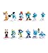 The Smurfs Figures with Bath Bombs-Blind Box -12 Characters-Smurfette, Brainy, Papa, Hefty, Vanity, Handy, Grouchy, Gargamel, Azrael, Farmer, Blossom, and Baby-1 Bath Bomb and 1 Surprise Toy Per Order