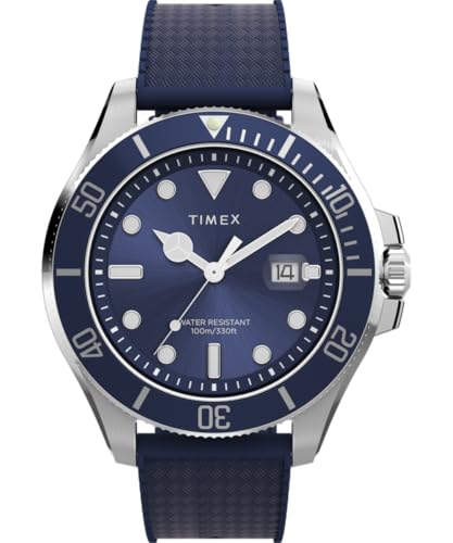 Timex Reloj Analógico para para Hombre de Cuarzo con Correa en Caucho TW2Y05000