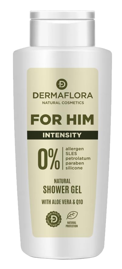 Dermaflora For Him Intensity Shower Gel for Men - 500ml, Clear, 500 ml (Pack of 1)