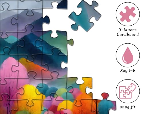 Puzzle Paisaje Colorido 16+ Anos miniatura 4