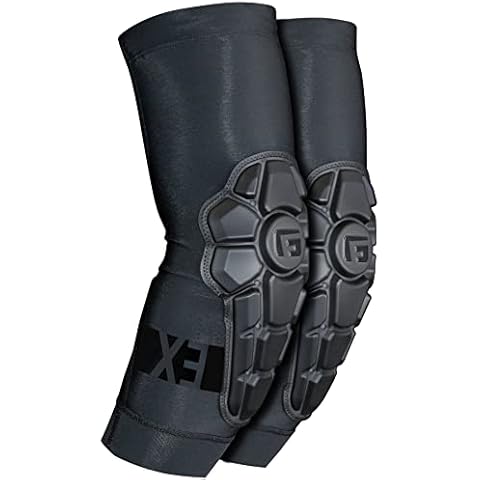 G-Form Pro-X3 Ellenbogenschoner für MTB BMX Dh Radfahren, Snowboard, Skateboard, Fußball (Dreifach Mattschwarz, M) Cover