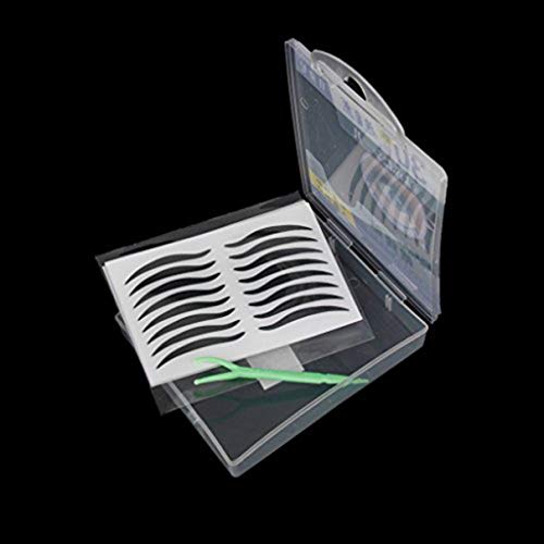 PIXNOR 80 Pares de Auto- Adesiva Tapes Pálpebra Temporária Eye Make Up Único Olho Lados Tiras de Ele