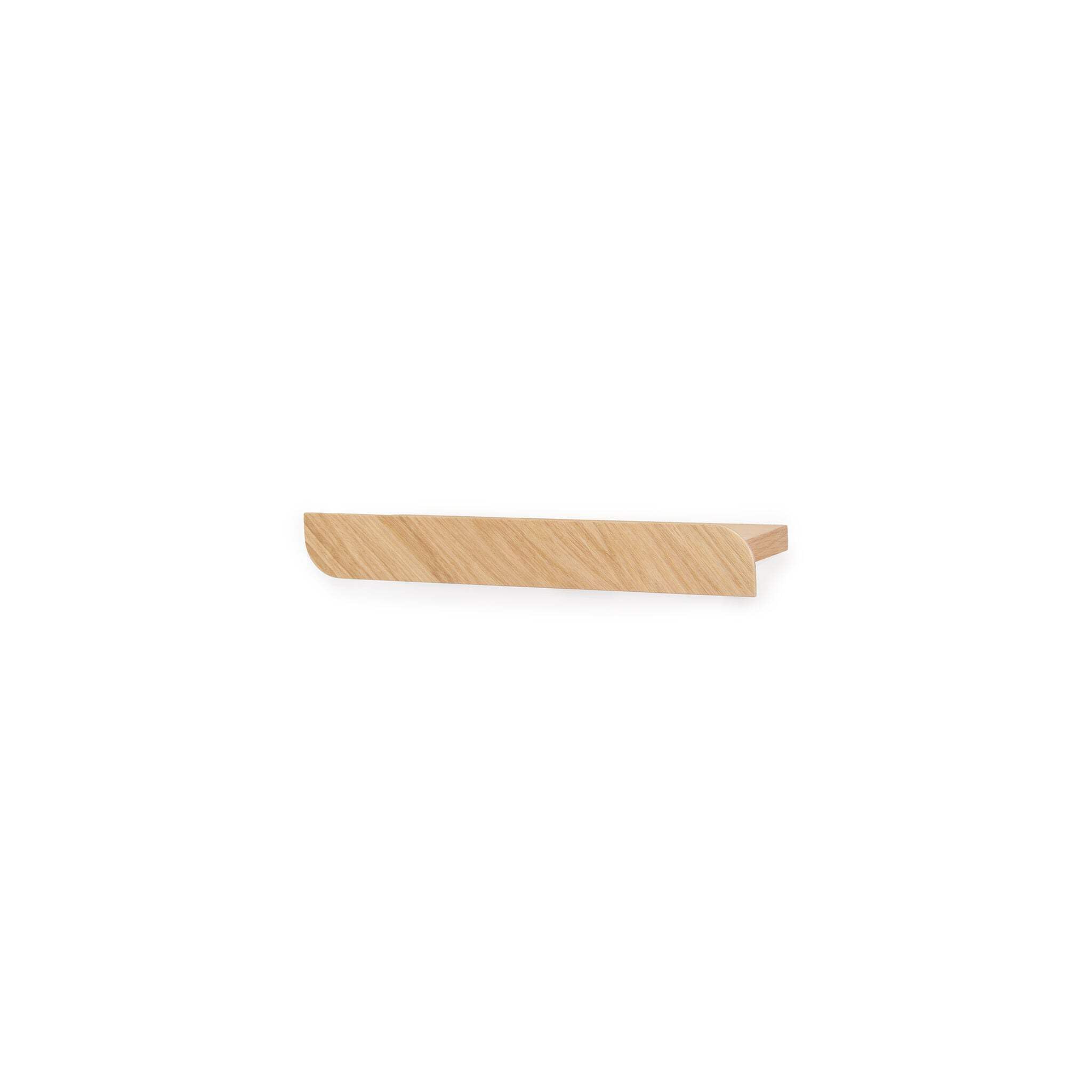 Étagère murale en chêne Cielo petite taille avec rebord pour l'organisation de l'entrée