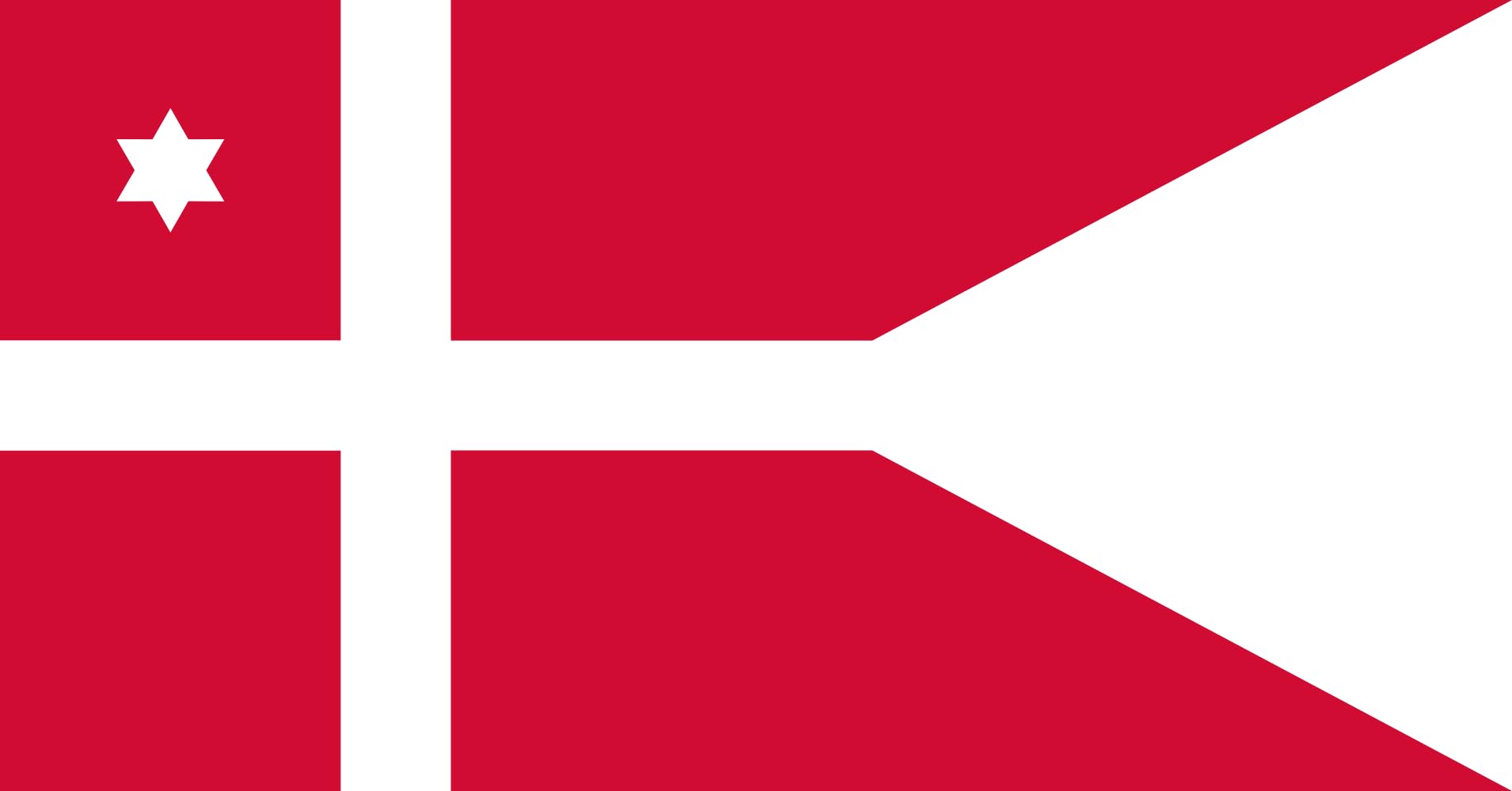 Drapeau XL Danemark Flotilla Admiral pavillon paysage haut de gamme