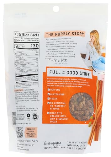 Image of Purely Elizabeth, Granola Pumpkin Cinnamon Ancient Grain, 12 Ounce
