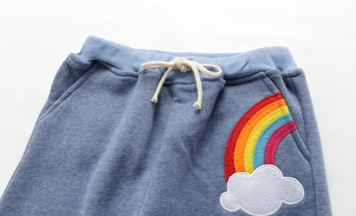Image of Mud Kingdom Kids Fleece Jogger Pants Winter Cute Bear