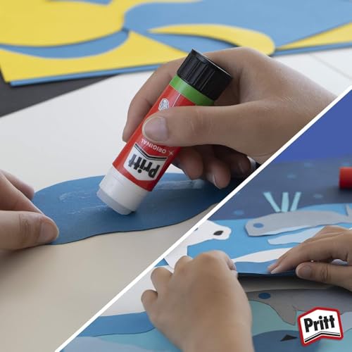 Miniatura 5 de Pritt Stick Barra Adhesiva 43 G Pack De 5 , Pegamento Infantil Seguro Para Niños Para Manualidades, Cola Universal De Adhesión Fuerte Para Estuche Escolar Y Oficina