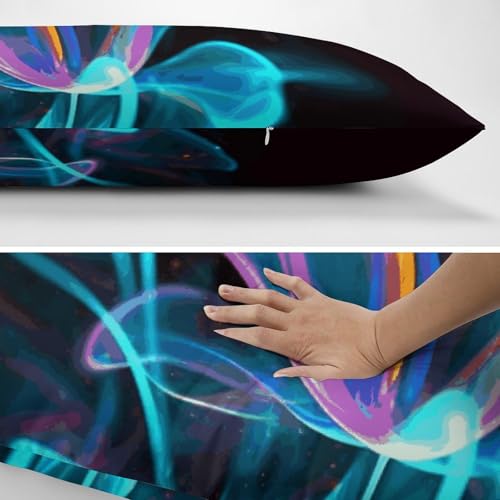 Taies d'oreiller douces fleurs fluo : la solution pour dormir confortablement chaque nuit - 8