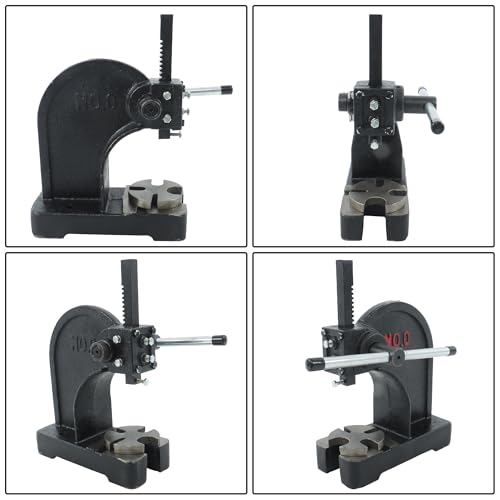 Rrbuscore 1/2-Ton Manual Arbor Press, Heavy-Duty, Desktop Hand Press, for Stamping Leather, Handicraft Production, Jewelry by Rrbuscore - Image 7