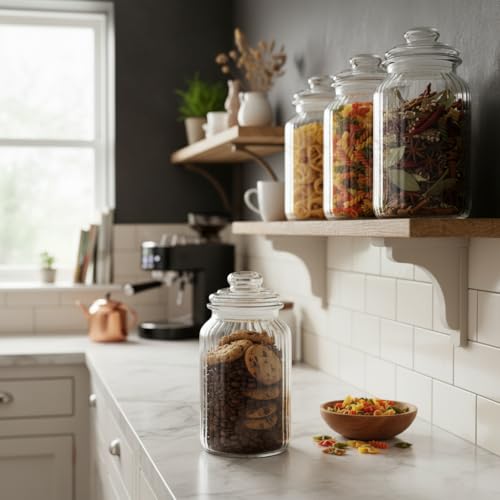 Image of ginoya brothers - Kitchen Glass Jar (5, bulllet)