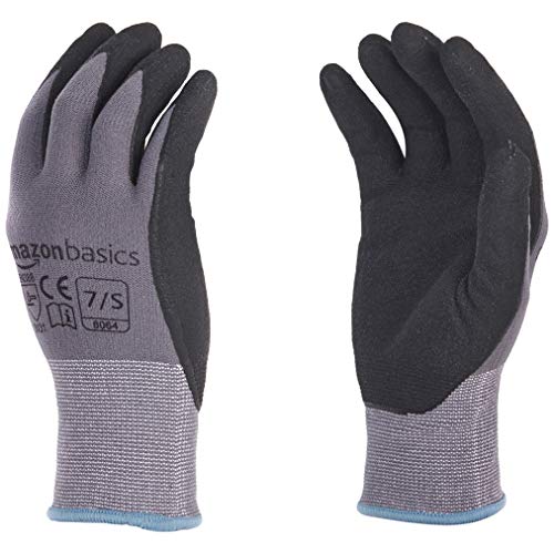 Amazon Basics Micro-Foam Nitrile Coated Work Gloves