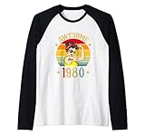 Photo Gallery annata 1980 compleanno donne 42 anni divertente vintage 1980 maglia con maniche raglan Photo Gallery annata 1980 compleanno donne 42 anni divertente vintage 1980 maglia con maniche raglan